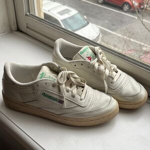 Reebok Classic Off-White Leather Sneakers